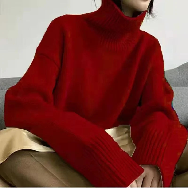 Maglione a collo alto morbido