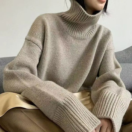 Maglione a collo alto morbido