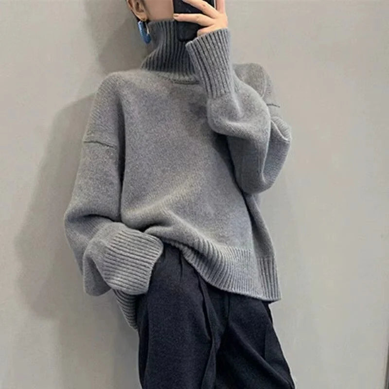 Maglione a collo alto morbido